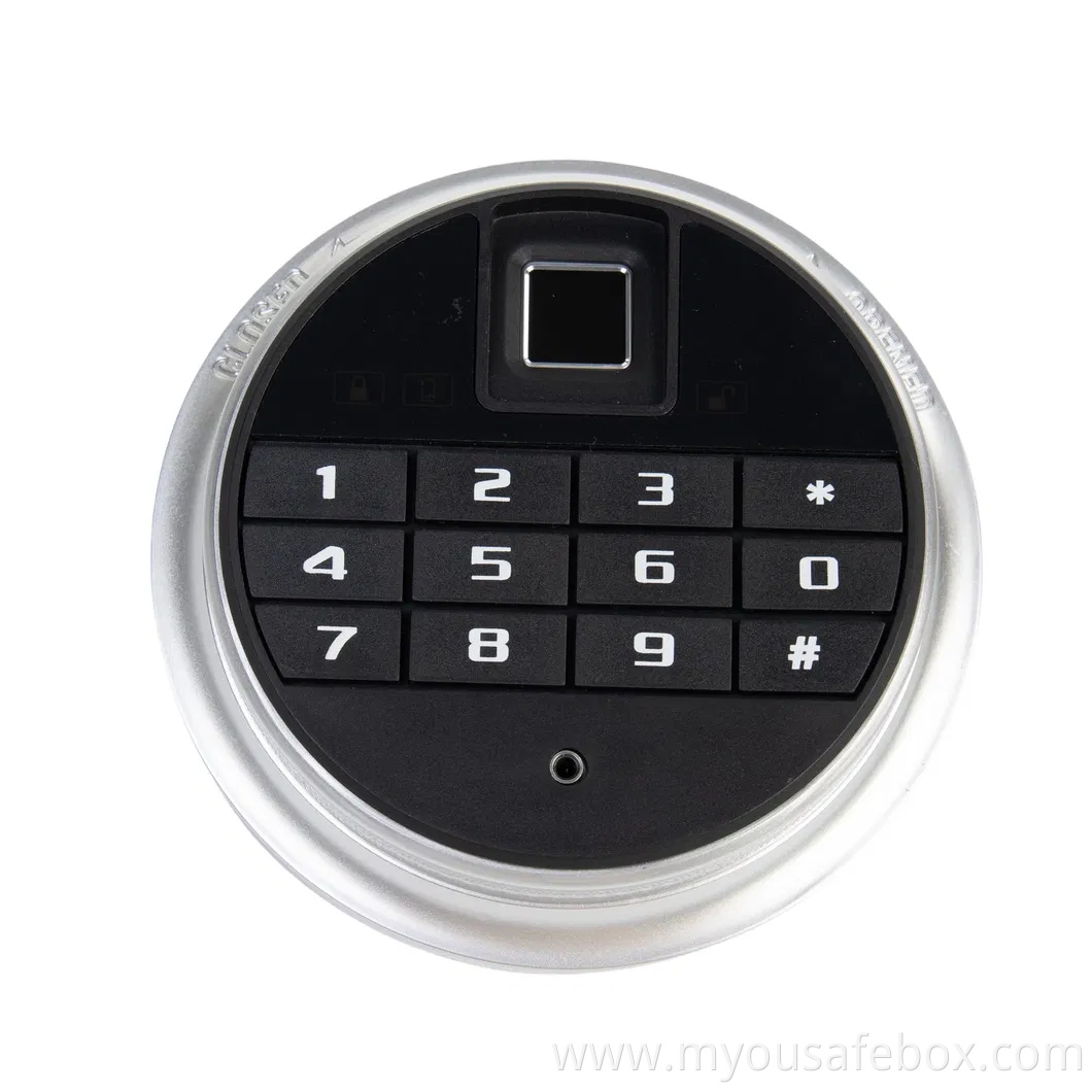 Button&Fingerprint&Handle Integrated Safe Fingerprint Electronic Lock